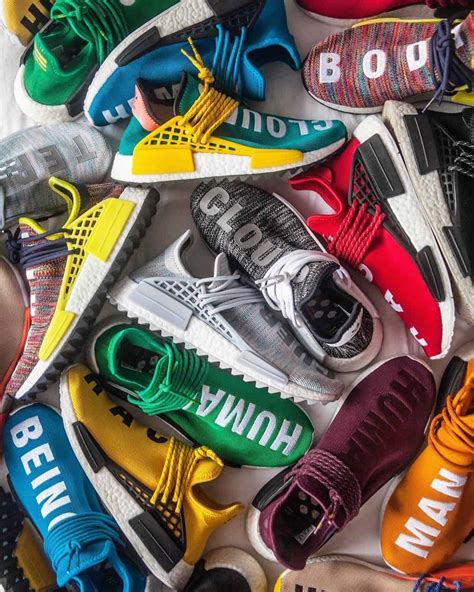 fake nmd online human race pharrell williams with adidas logo|adidas human race kits.